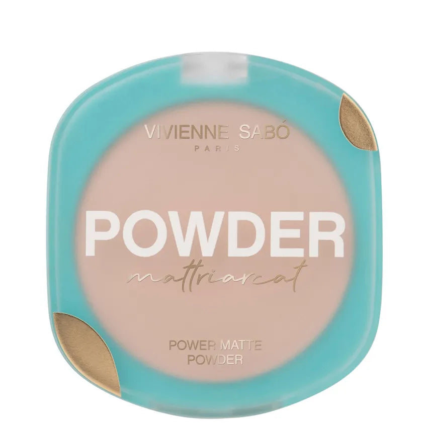 Matējošs kompaktais pūderis Vivienne Sabo Matte Compact Powder Mattriarcat