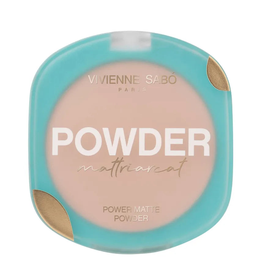 Matējošs kompaktais pūderis Vivienne Sabo Matte Compact Powder Mattriarcat