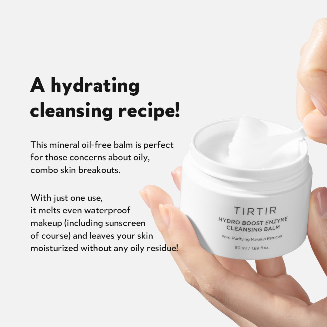 Enzīmu balzams kosmētikas noņemšanai TIRTIR Hydro Boost Enzyme Cleansing Balm