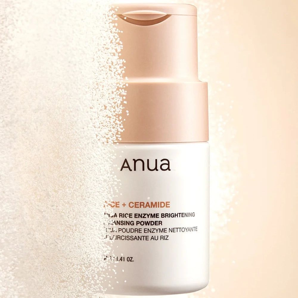 Enzīmu pūderis ar rīsiem mirdzuma piešķiršanai ādai Anua Rice Enzyme Brightening Cleansing Powder