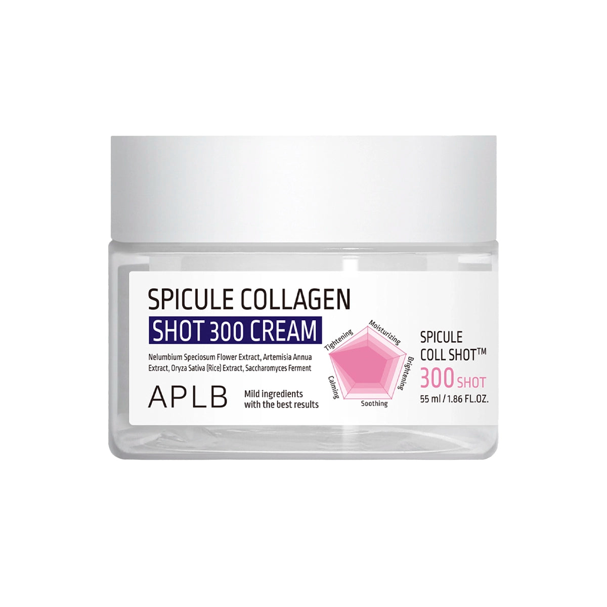 Liftinga krēms ar mikroadatām un kolagēnu APLB Spicule Collagen Shot 300 Cream
