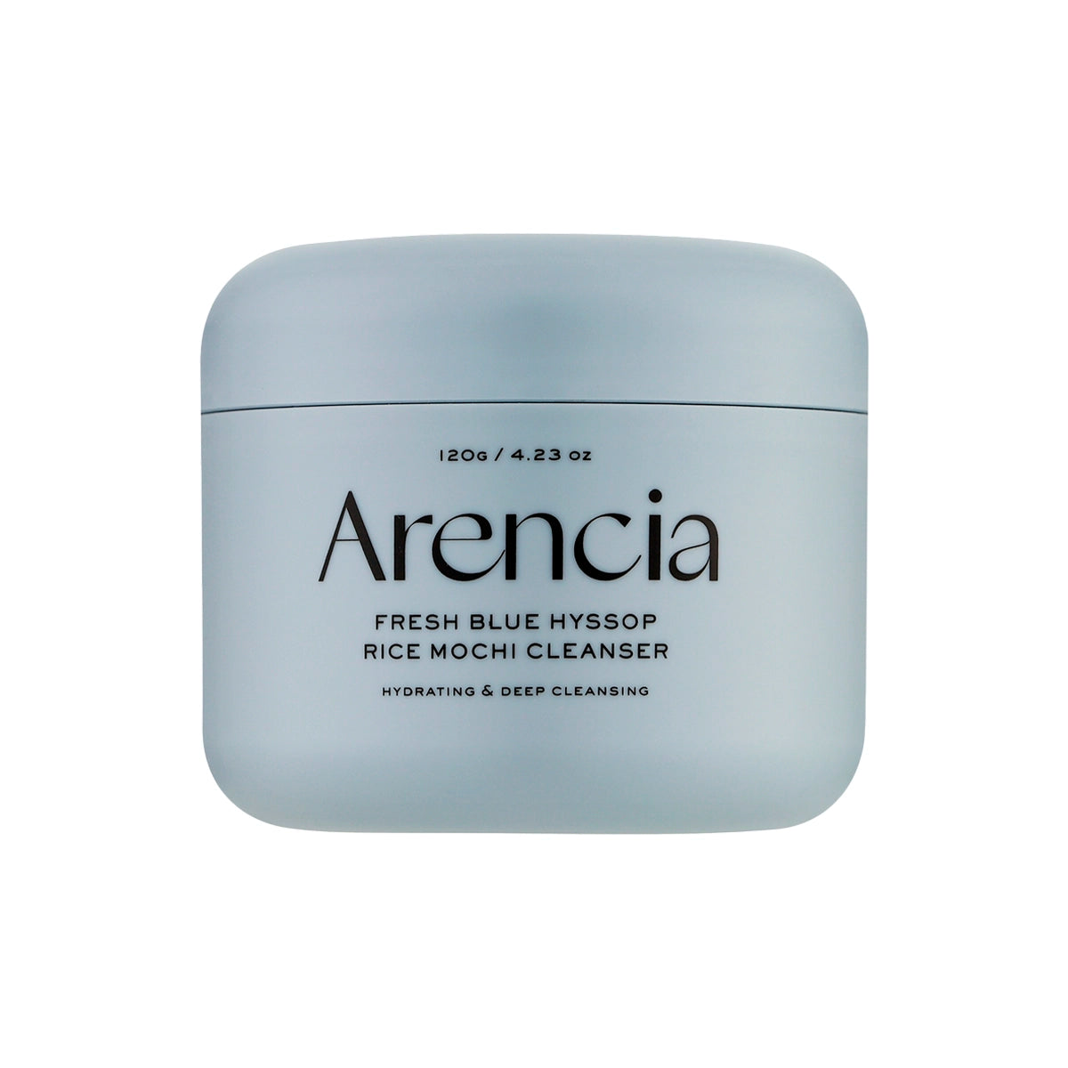 Attīrošs līdzeklis ar mālu un izopa ekstraktu Arencia Fresh Blue Hyssop Rice Mochi Cleanser