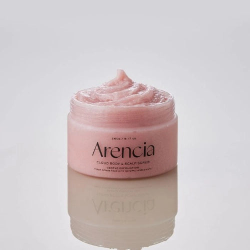 Skrubis ķermenim un galvas ādai ar lavandu un bumbieri Arencia Fresh Cloud Body & Scalp Scrub Lavender & Pear