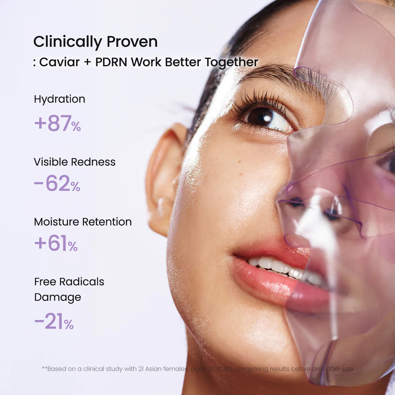 Nakts hidrogēla maska Biodance Rejuvenating Caviar PDRN Real Deep Mask