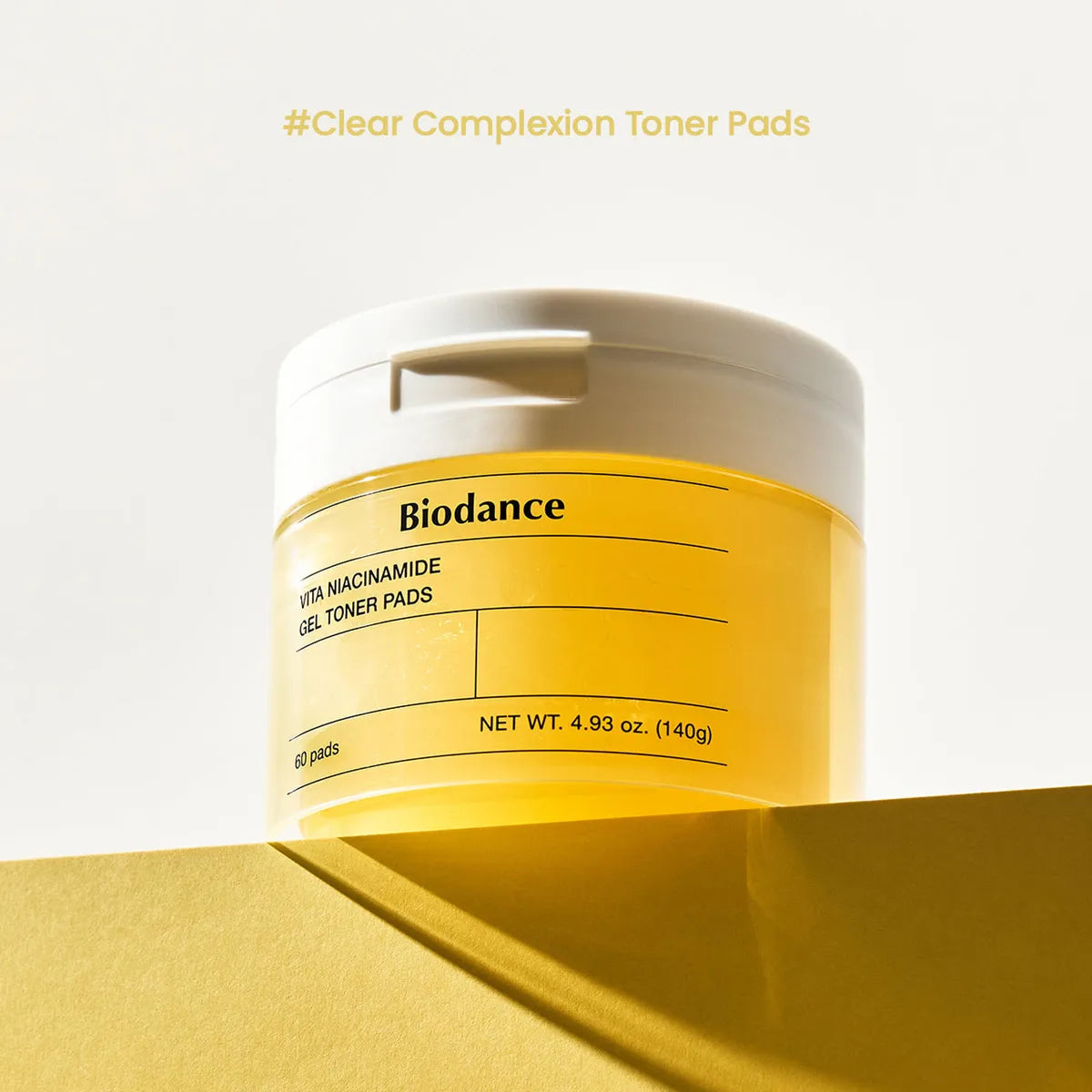 Izgaismojoši tonera spilventiņi Biodance Vita Niacinamide Gel Toner Pad