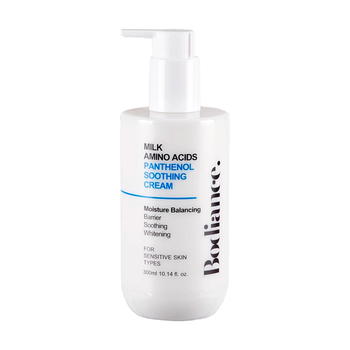 Nomierinošs ķermeņa krēms Bodiance Milk Amino Acid Panthenol Soothing Cream