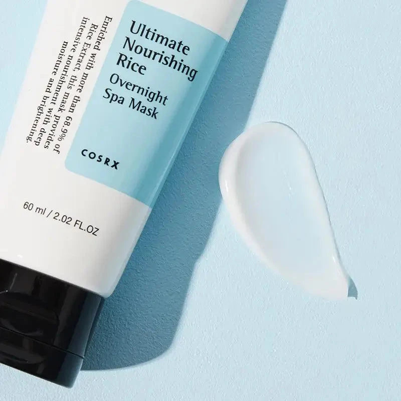 Barojoša nakts maska COSRX Ultimate Nourishing Rice Overnight Spa Mask