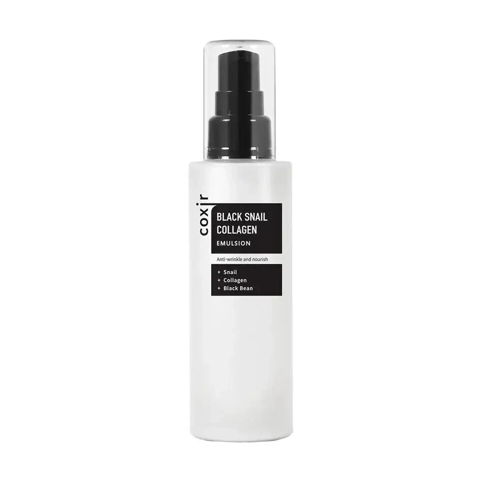 Emulsija sejai ar kolagēnu un melno gliemežu ekstraktu COXIR Black Snail Collagen Emulsion