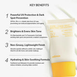 Saules aizsargkrēms Celimax Pore+Dark Spot Brightening Care Sunscreen SPF50+ PA++++