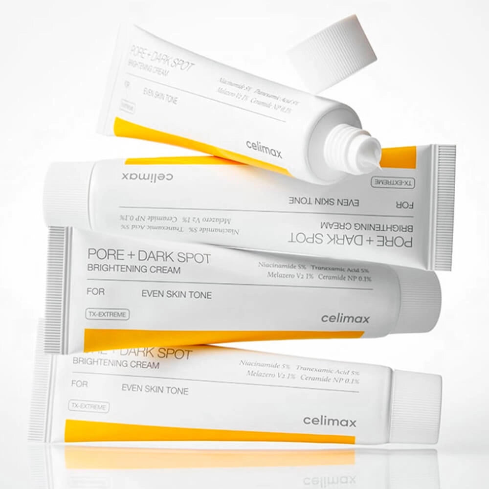 Krēms ādas toņa un reljefa izlīdzināšanai Celimax Pore+Dark Spot Brightening Cream