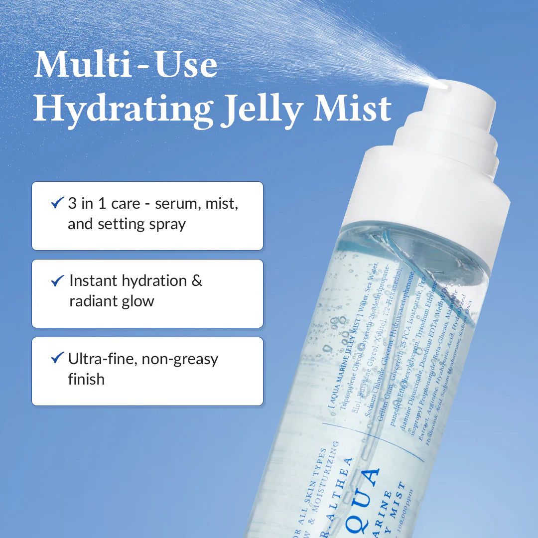 Atsvaidzinošs dziļi mitrinošs mists Dr. Althea Aqua Marine Jelly Mist