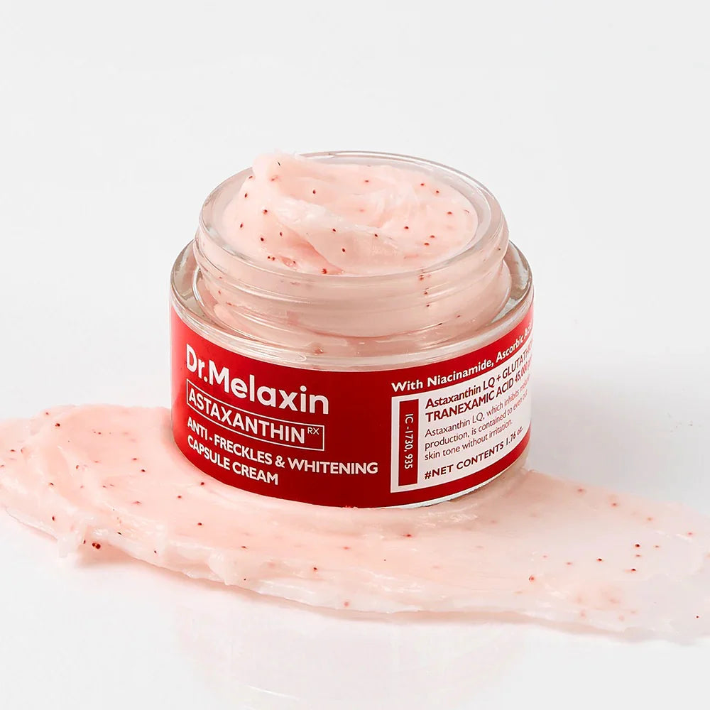 Kapsulu krēms pigmentācijas mazināšanai Dr.Melaxin Astaxanthin Anti-Freckles & Whitening Capsule Cream