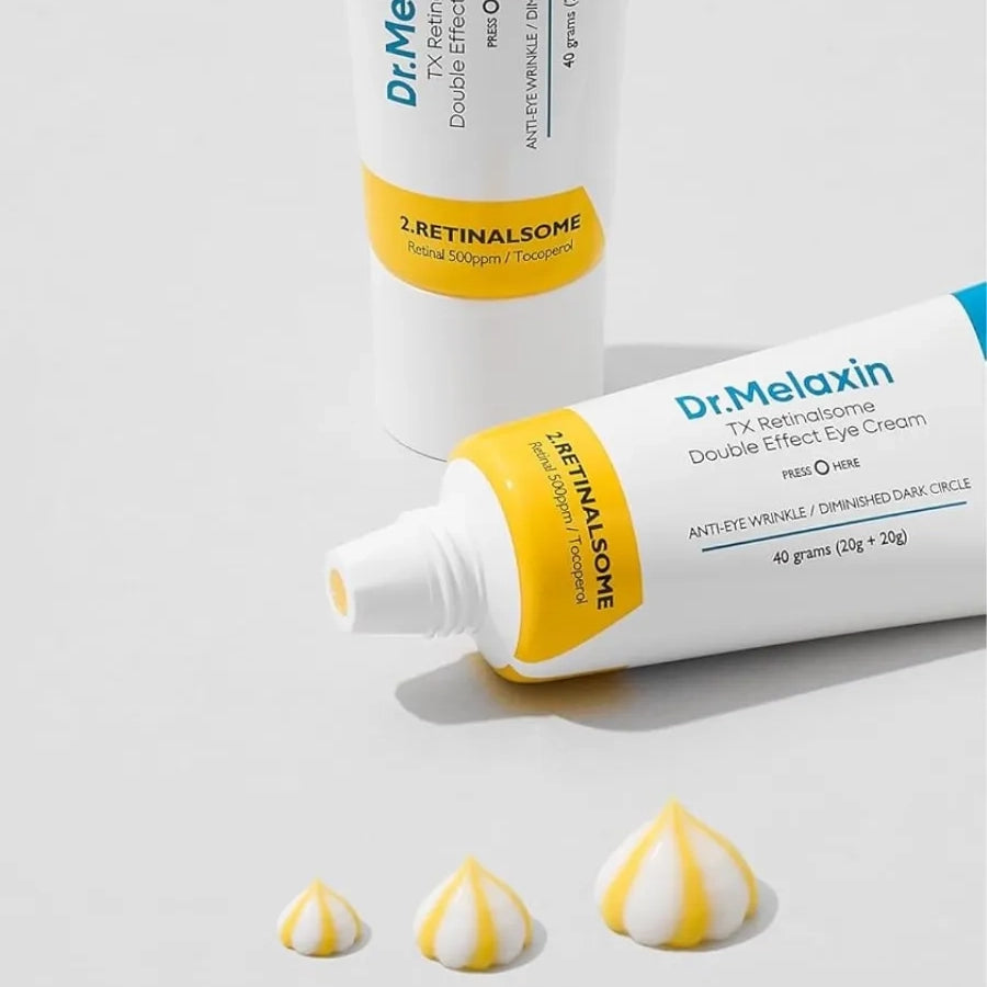 Krēms ādai ap acīm ar retinālu un traneksamīnskābi Dr.Melaxin TX Retinalsome Double Effect Eye Cream