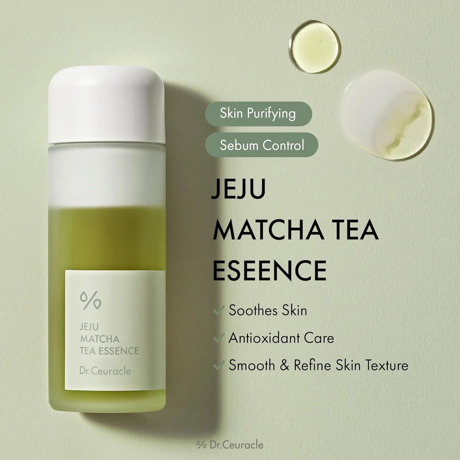 Nomierinoša matcha esence Dr.Ceuracle Jeju Matcha Tea Essence