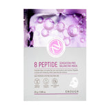 Lokšņu maska ar peptīdiem Enough 8 Peptide Sensation Pro Balancing Mask