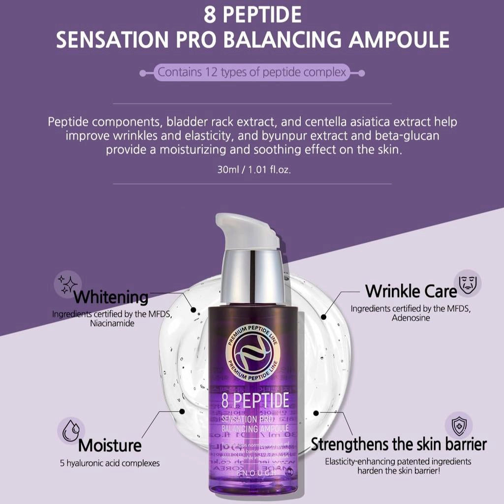 Peptīdu ampula Enough 8 Peptide Sensation Pro Balancing Ampoule