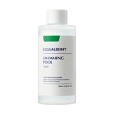 Mitrinošs pīlinga toniks mirdzuma piešķiršanai ādai EQQUALBERRY Daily Peeling Swimming Pool Toner