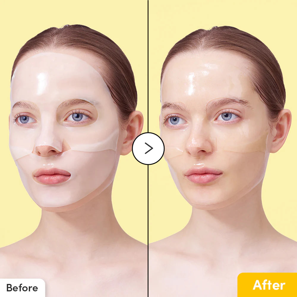 Kolagēna hidrogēla maska mirdzošai ādai EQQUALBERRY Collagen Glow Up Hydrogel Mask