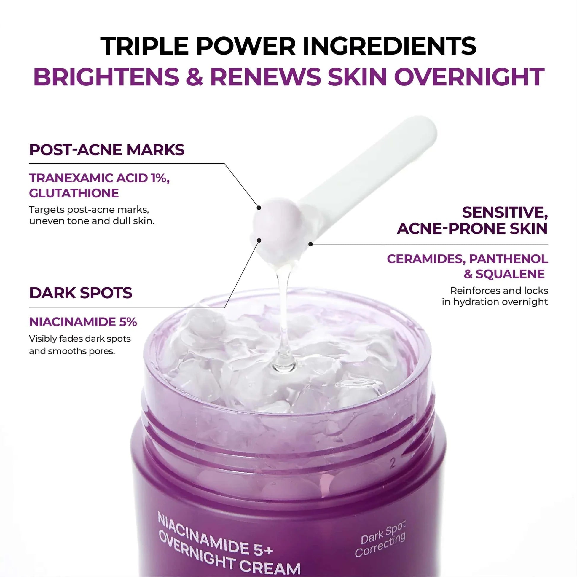 Nakts krēmsJumiso Niacinamide 5 + Overnight Cream