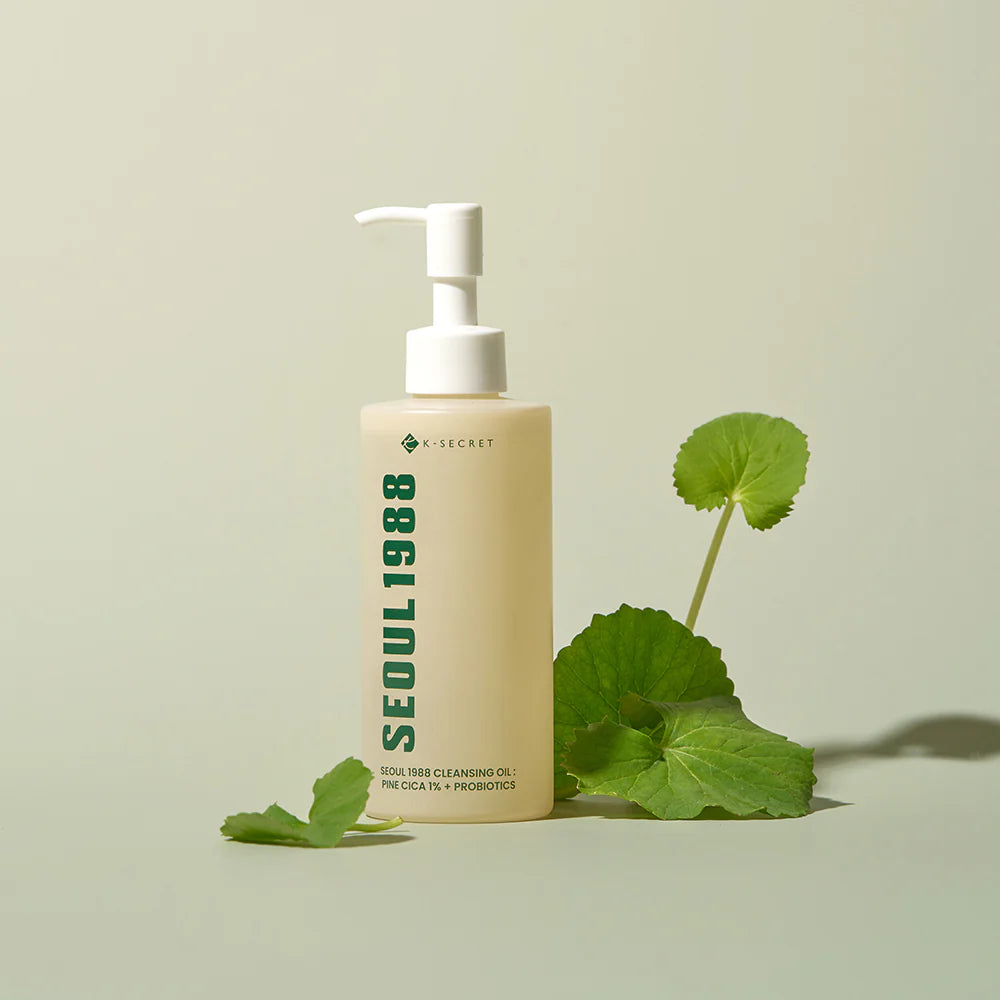 Hidrofīlā eļļa sejai K-SECRET Seoul 1988 Cleansing Oil : Pine Cica 1% + Probiotics