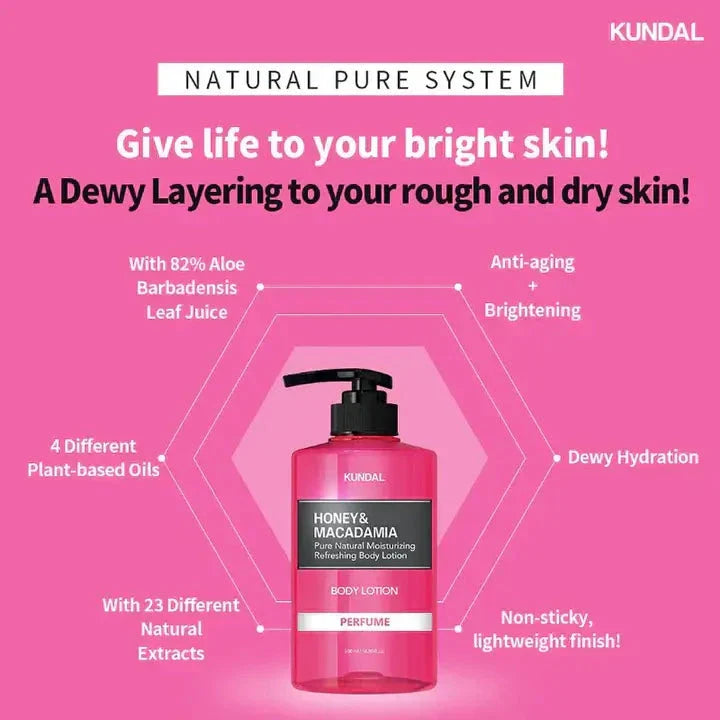 Ķermeņa losjons Kundal Honey & Macadamia Pure Body Lotion
