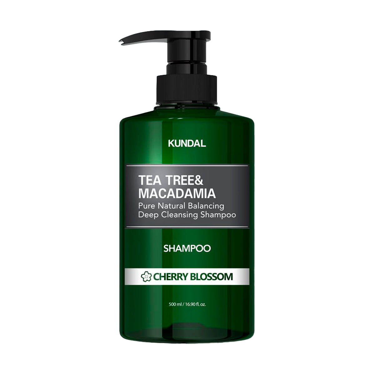 Dziļi attīrošs šampūns Kundal Tea Tree & Macadamia Deep Cleansing Shampoo Cherry Blossom