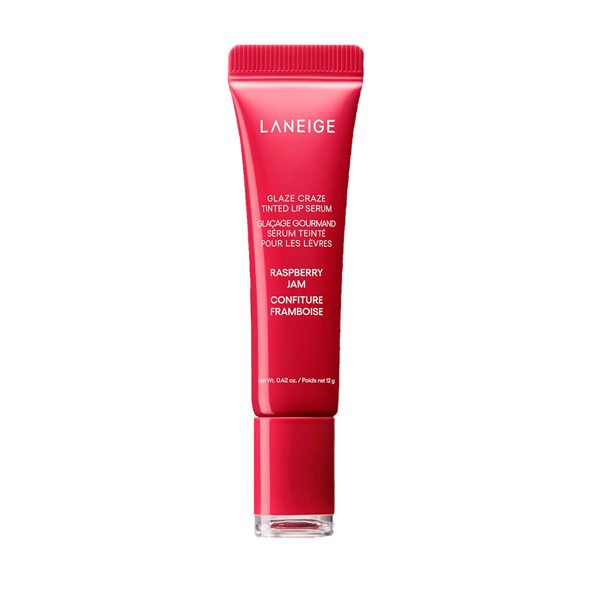 Tonējošs lūpu serums Laneige Glaze Craze Tinted Lip Serum Raspberry Jam