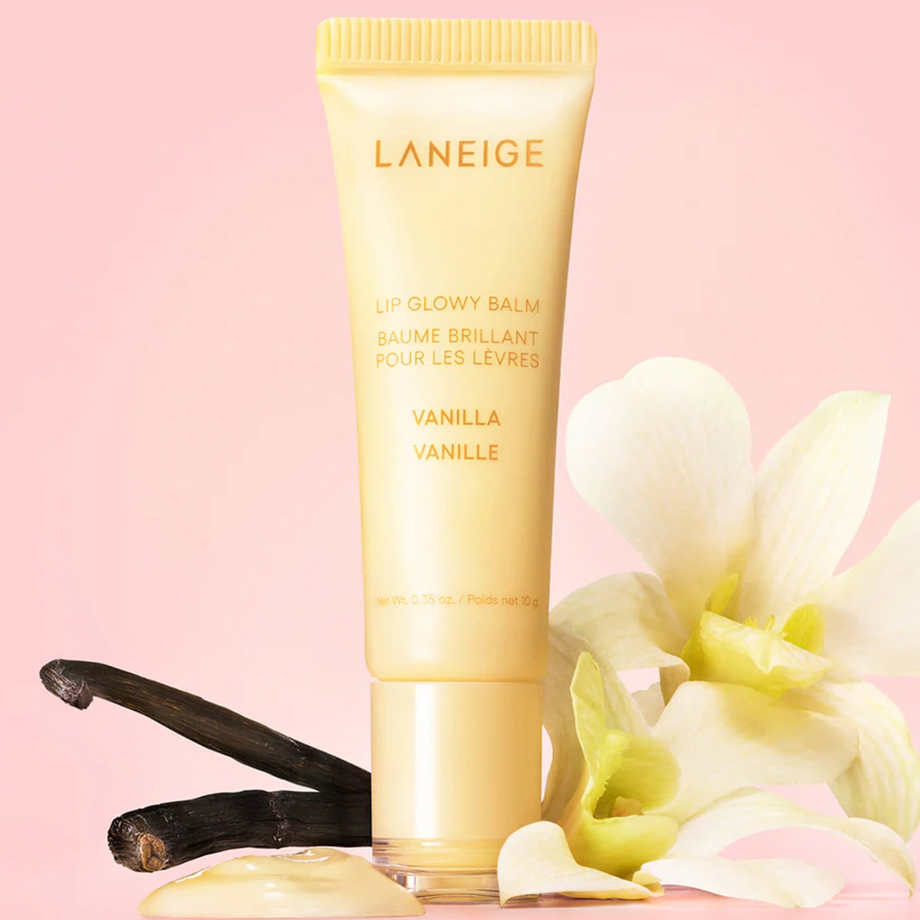 Mitrinošs lūpu balzams Laneige Lip Glowy Balm Vanilla