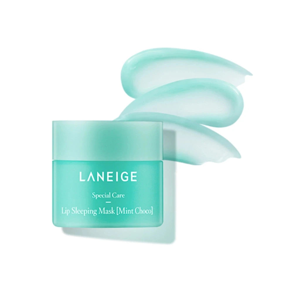 Intensīvi atjaunojoša maska lūpām ar piparmētru un šokolādes aromātu LANEIGE Lip Sleeping Mask Choco Mint