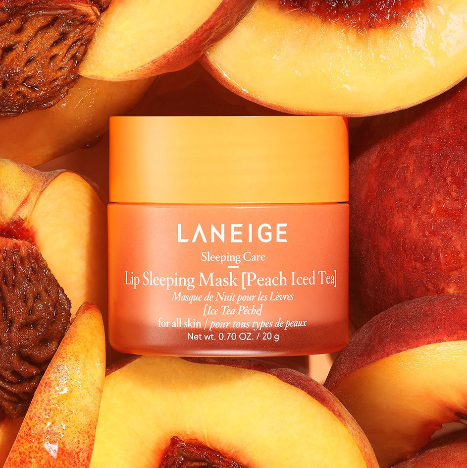 Mitrinoša nakts maska lūpām Laneige Lip Sleeping Mask Peach Iced Tea