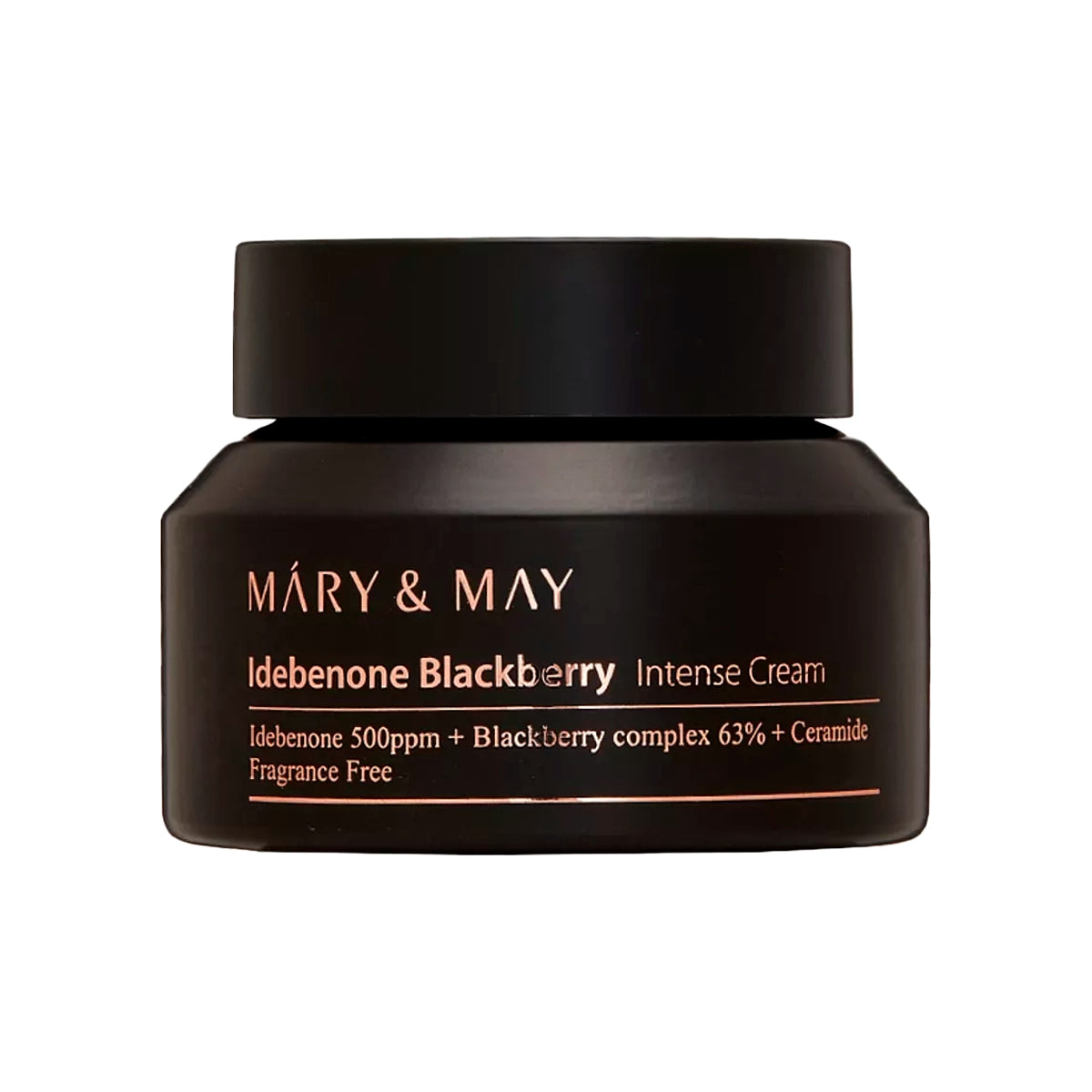 Krēms ar idebenonu un kazeņu ekstraktu MARY & MAY Idebenone Blackberry Intense Cream