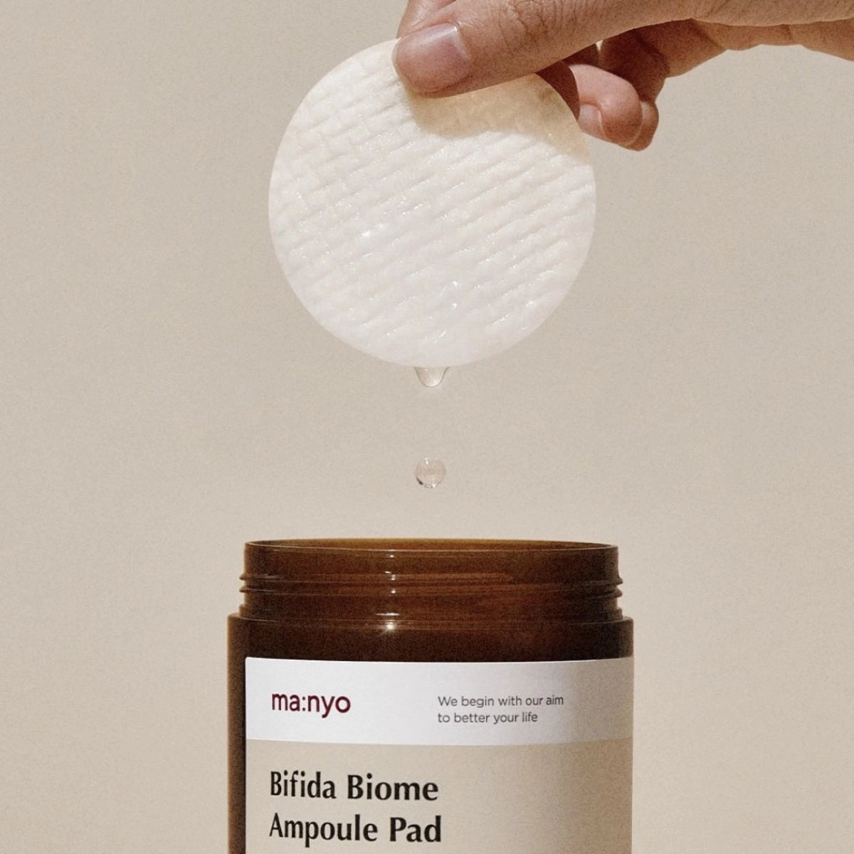 Mitrinoši spilventiņi ar bifido kompleksu Manyo Bifida Biome Ampoule Pad