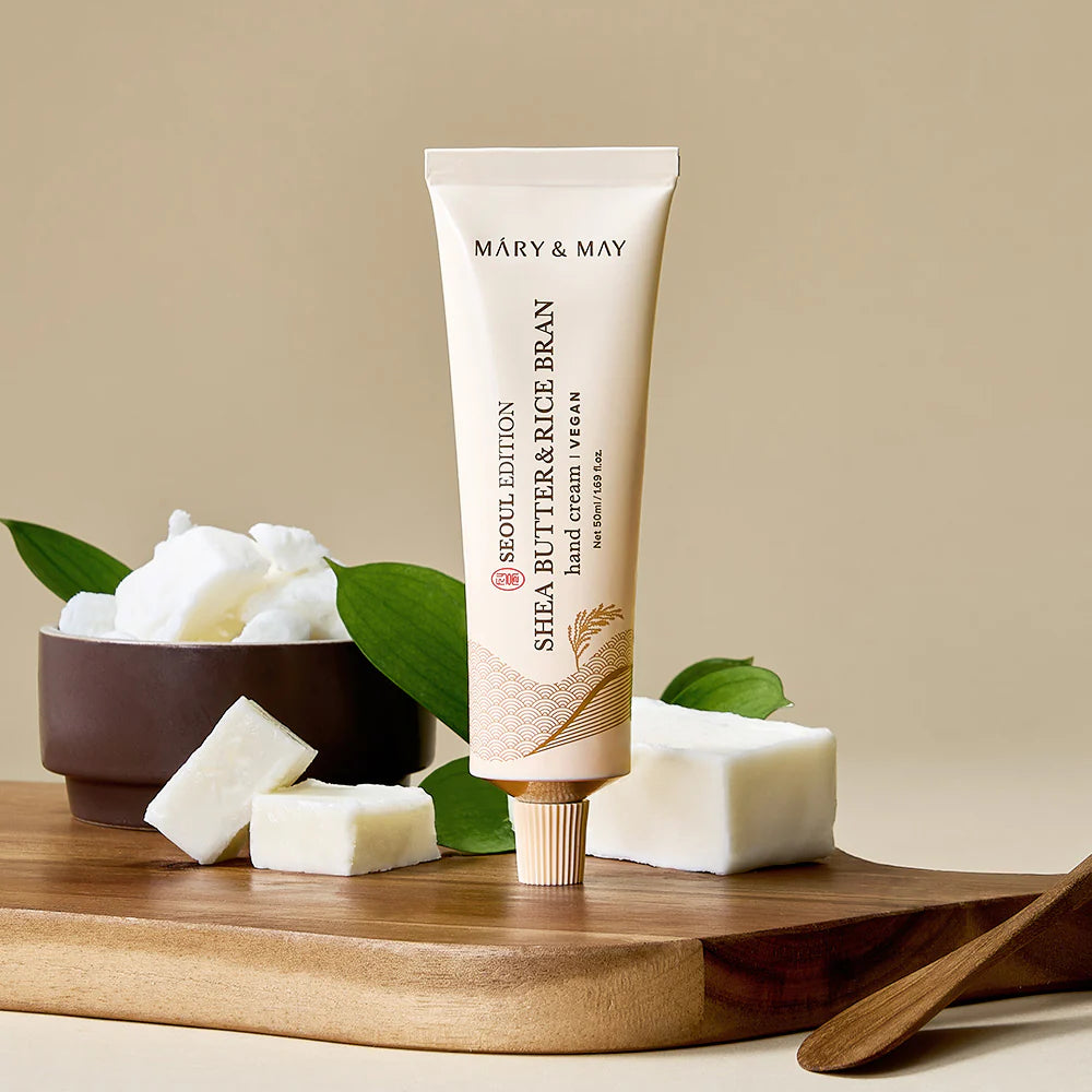 Barojošs krēms rokām Mary&May Shea Butter & Rice Bran Hand Cream