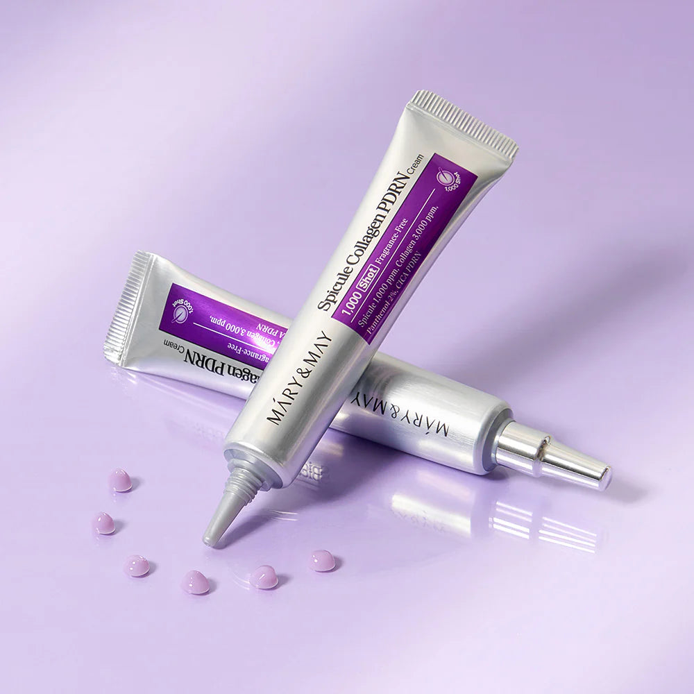 Nostiprinošs pretgrumbu sejas krēms Mary&May Spicule Collagen PDRN Cream