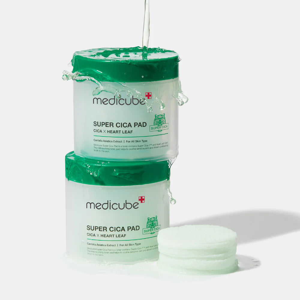 Nomierinoši spilventiņi ar Āzijas centellas ekstraktu Medicube Super Cica Pad