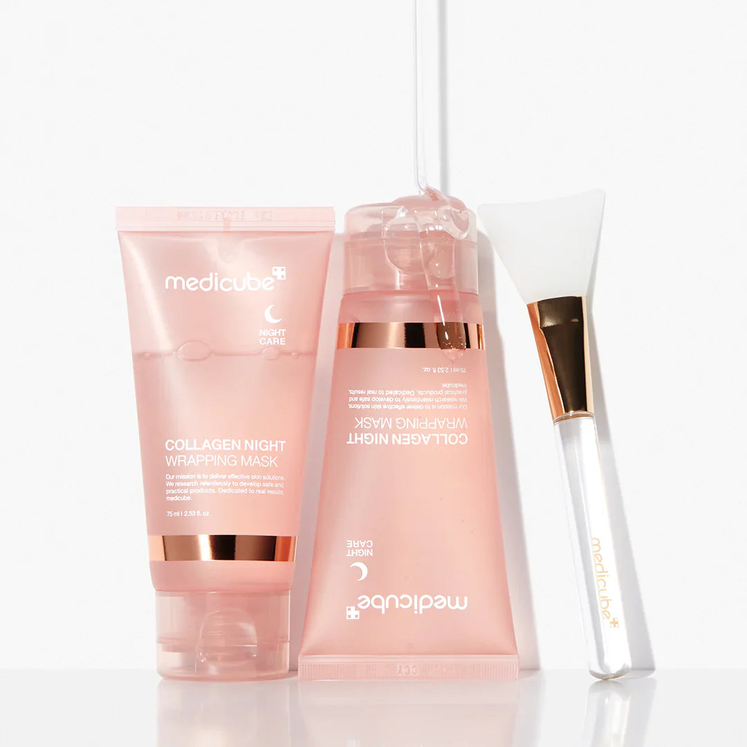 Nostiprinoša nakts maska sejai Medicube Collagen Night Wrapping Mask