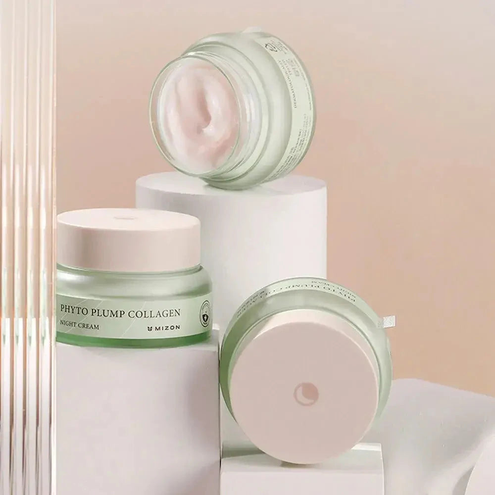 Barojošs nakts krēms ar fitokolagēnu Mizon Phyto Plump Collagen Night Cream