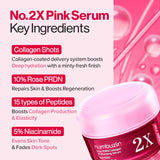 Mitrinošs serums Numbuzin No.2 Rose PDRN Collagen 2X Plumping Serum