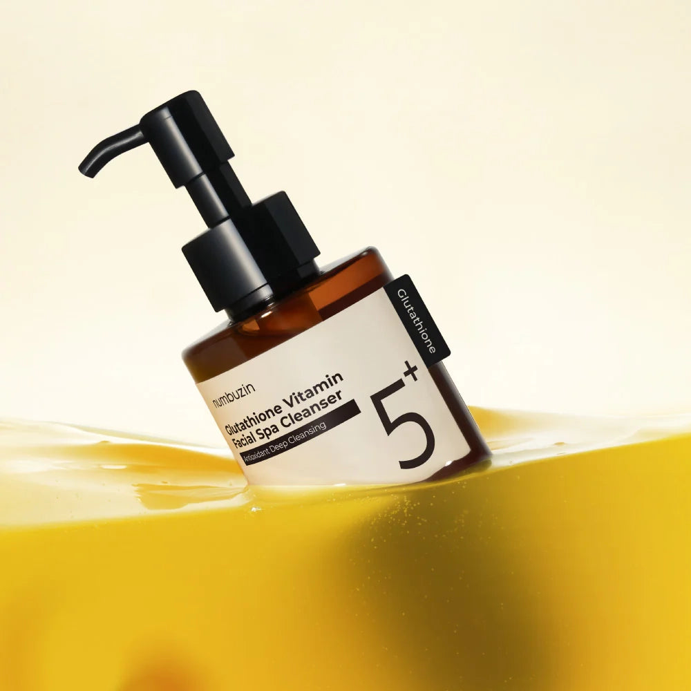 Izgaismojoša hidrofīla eļļa Numbuzin Glutathione Vitamin Facial Spa Cleanser