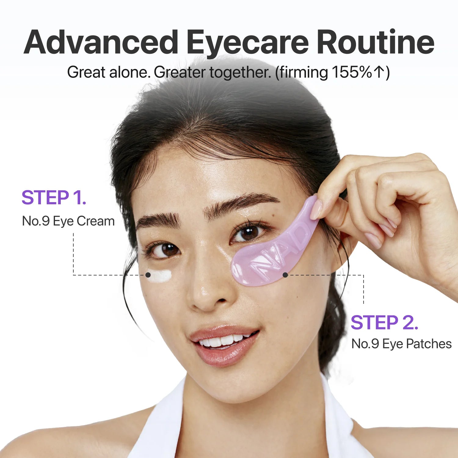 Atjaunojošie kolagēna acu plāksteri Numbuzin No.9 NAD+ Collagen Under Eye Patches