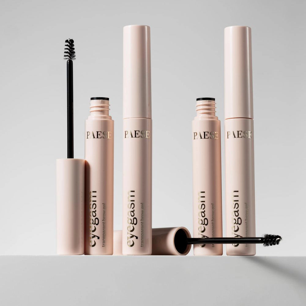 Caurspīdīgs gels uzacu ieveidošanai Paese Eyegasm Transparent Brow Gel
