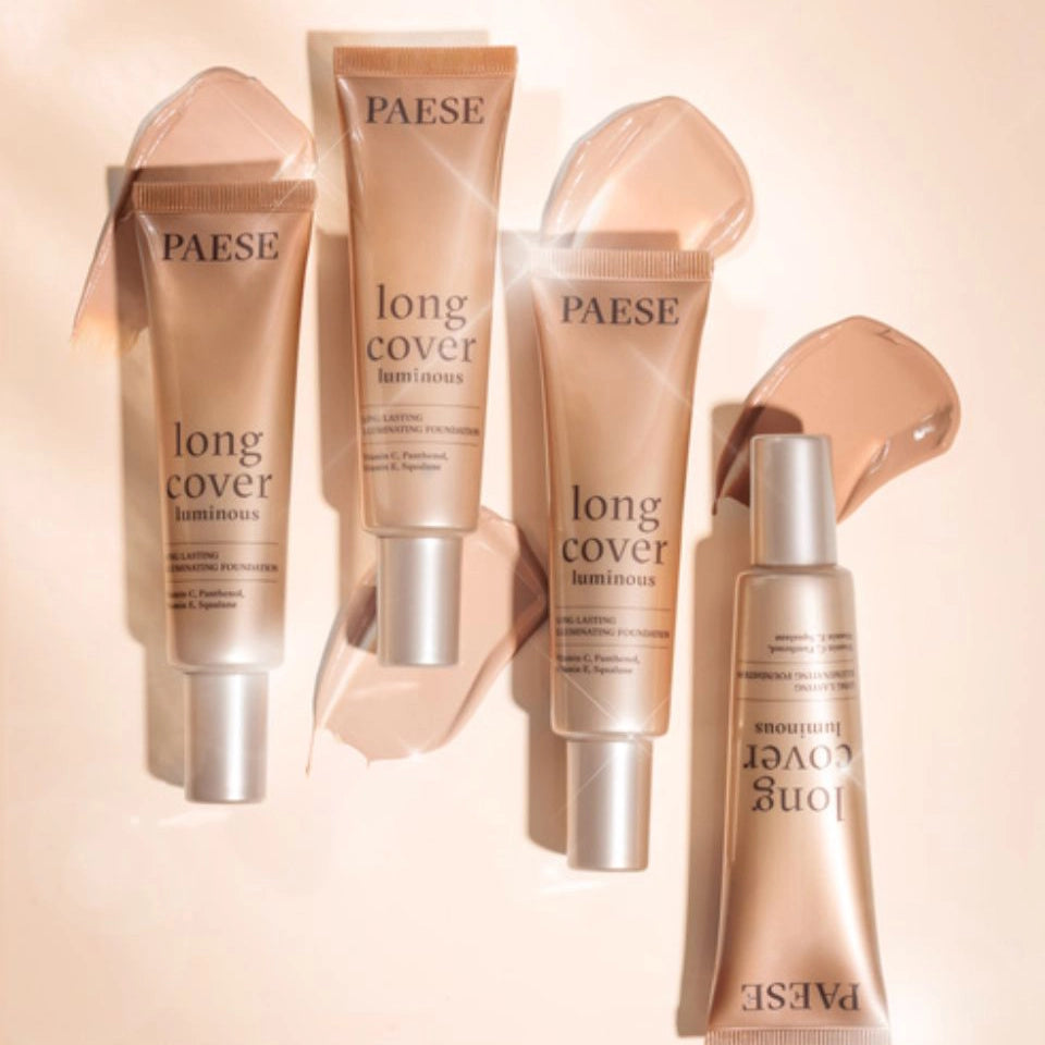 Mirdzošs tonālais krēms Paese Long Cover Luminous Foundation