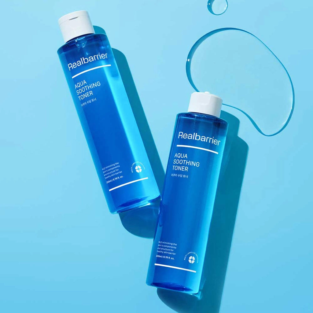 Nomierinošs toniks ādas mitrināšanai Real Barrier Aqua Soothing Toner