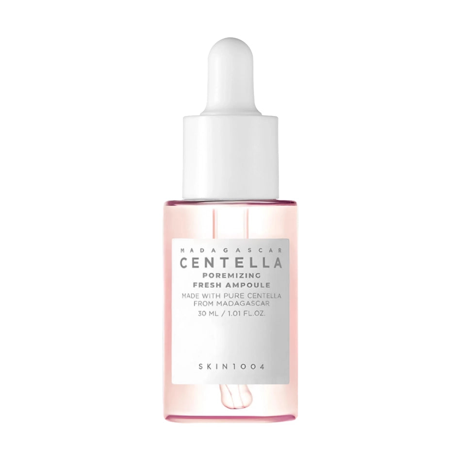 Sebumu regulējoša ampula poru sašaurināšanai SKIN1004 Madagascar Centella Poremizing Fresh Ampoule