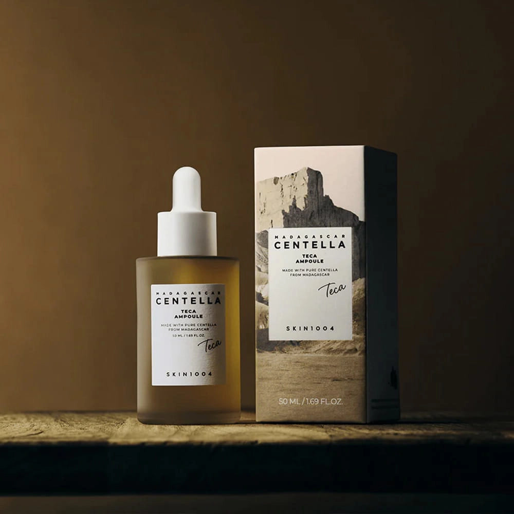 Nomierinoša sejas ampula SKIN1004 Madagascar Centella Teca Ampoule