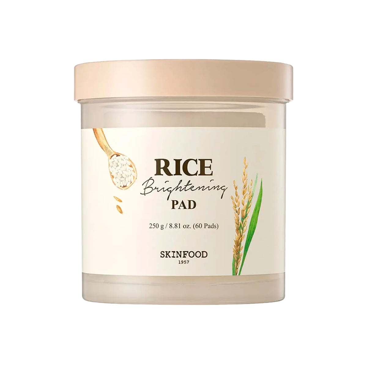 Tonizējoši spilventiņi ar rīsu ekstraktu Skinfood Rice Brightening Pad