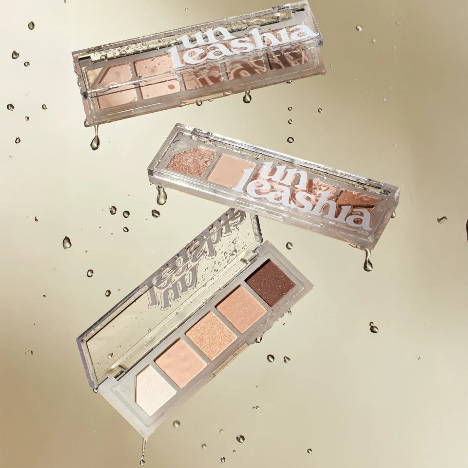 Kompakta miesaskrāsas acu ēnu palete Unleashia Mood Shower Face Palette