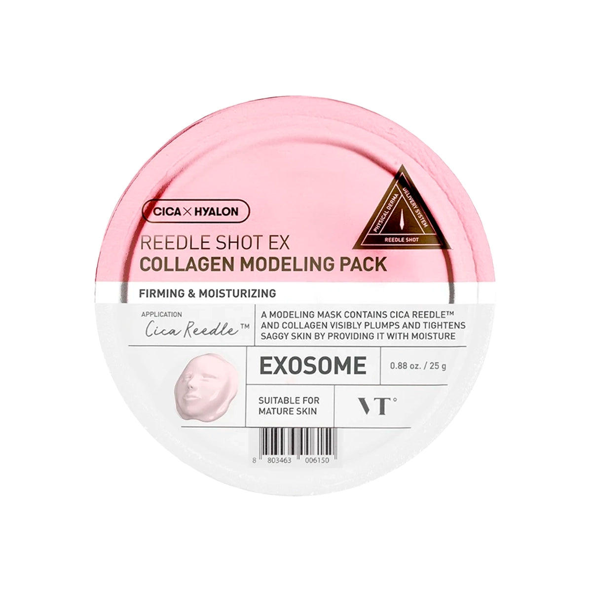 Kolagēna liftinga modelējošā maska VT Cosmetics Reedle Shot EX Collagen Modeling Pack