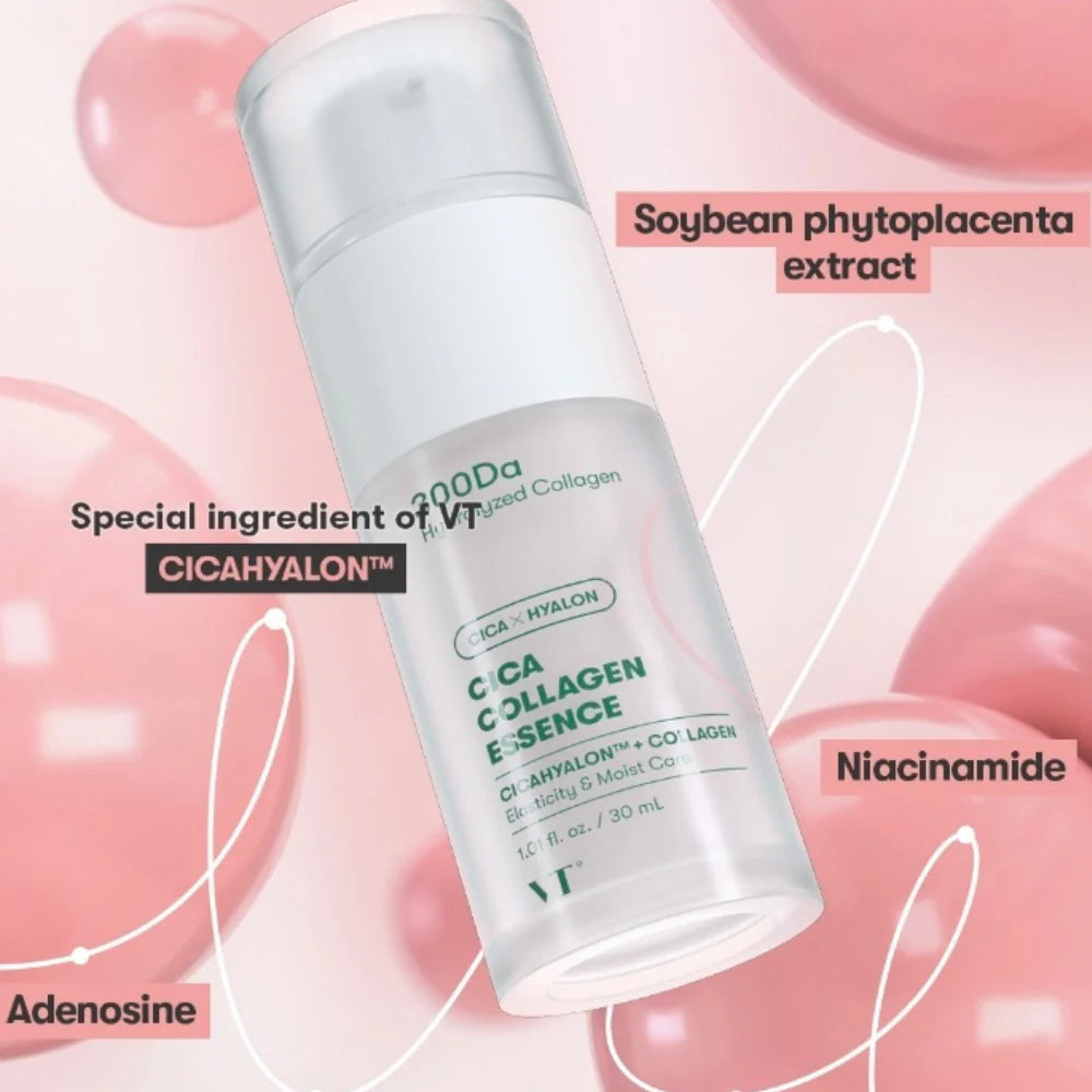 Nostiprinoša un atjaunojoša esence VT Cosmetics Cica Collagen Essence