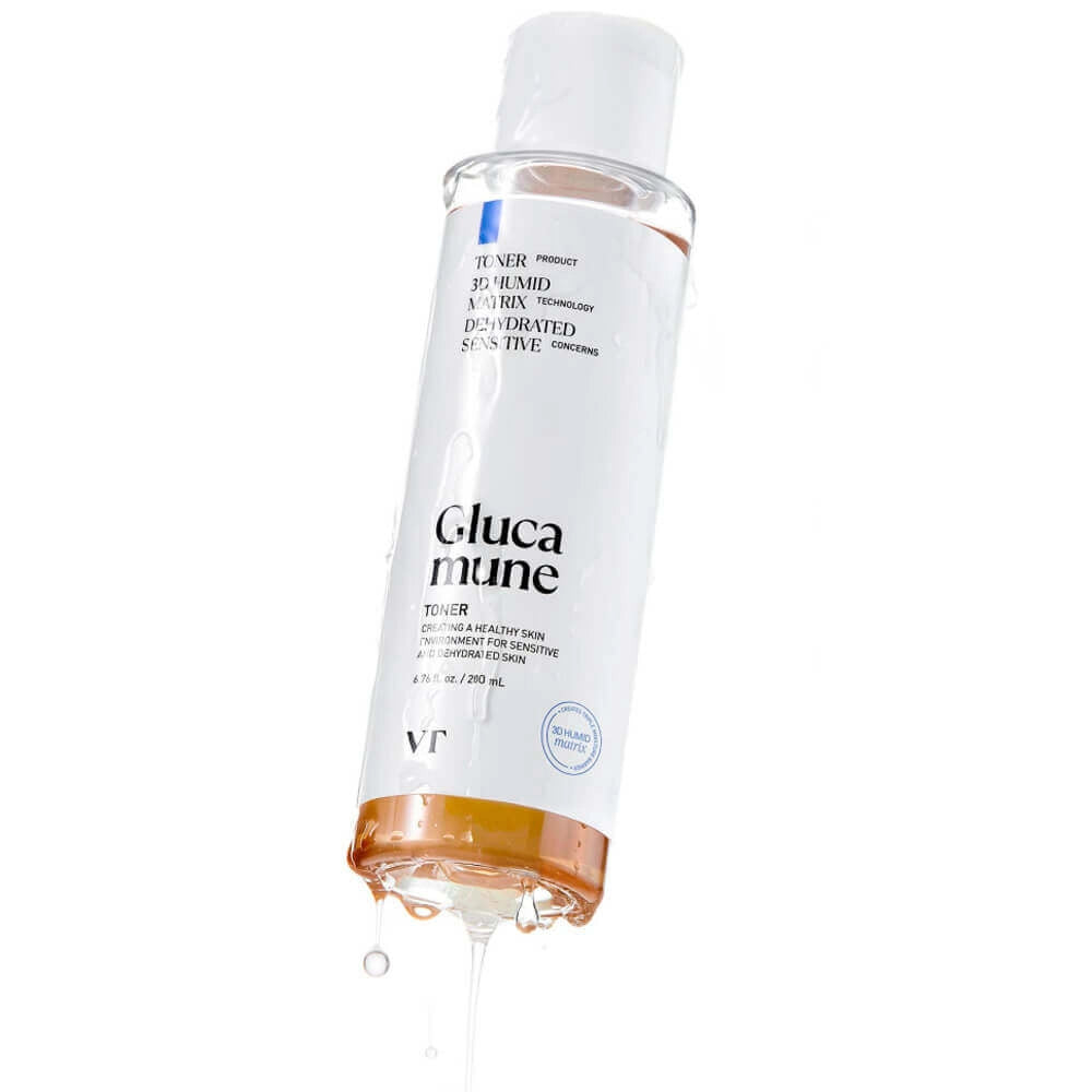 Atjaunojošs toniks sausai ādai VT Cosmetics Glucamune Toner